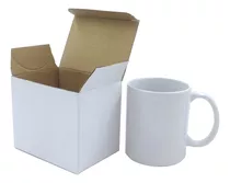 Kit24 Caneca Para Sublimação Branca 325ml Aaa + 24 Caixinhas