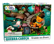 Brinquedo Quebra-cabeças Ursinho Na Árvore 60 Peças