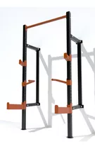 Media Jaula Crossfit Rack Sentadillas Plegable Vertical Gym