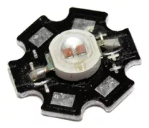 2 Led Estrella 5w Rojo 655-665nm Con Pre-disipador