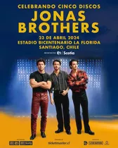 1 Entrada Concierto Jonas Brothers- Celebrating Five Albums