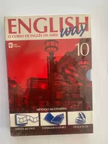 English Way Nº10 Curso Inglês Abril Kit 1 Cd+ 1 Dvd +1 Livro