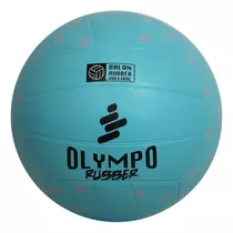 Balón Voleibol Oka Olympo Rubber N°5 Interior Y Exterior Color Azul Acero