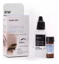 Glance Henna Preto Rareway Delineador Sobrancelha