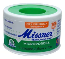 Fita Cirúrgica Microporosa Branca 2,5cm X 10 Metros - 06 Un