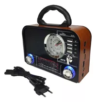 Radio Portatil Bluetooth Retro Antigo Recarragavel Energia