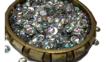 100 Gemas Strass Tornasol Aurora Boreal Para Coser 6 Mm