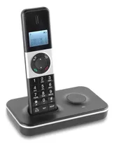 Teléfono Tomtary Modernphone  Telefono Fijo Inalambrico Inalámbrico Rural 110v/127v - Color Negro