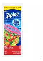 Bolsa Para Conservar Ziploc Grande 10 Unidades Hermética