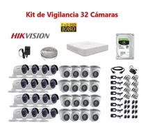 Kit De Vigilancia Hikvision 32 Cámaras Hd 1080p Analógico