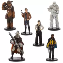 Set Figuras X 6 Han Solo Star Wars (10 Cm) A2811 Disney