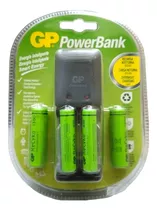 Cargador Gp Baterias 4 Baterías 2  Aa Y  2 Aaa Recargables