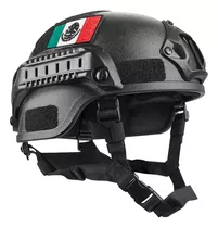 Casco Táctico Militar Moto Bicicleta Gotcha Abatible Swat