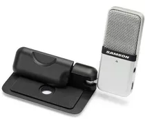 Microfono Samson Go Mic Portable Usb Condenser  Color Plata