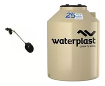 Tanque De Agua Waterplast Tricapa 1500 Litros + Flotante Color Crema