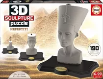 Qc Importado - Sculpture Nefertiti 3d - 190 Peças