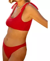 Malla 2 Piezas Bikini Traje De Baño Mujer Armada Súper Sexy