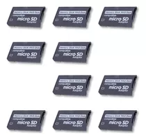 10 Adaptadores De Memoria Micro Sd Para Memory Stick Pro Duo