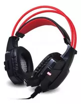 Fone Ouvido Gamer Headset Usb Headphone Jogo Pc Com Led Cor Preto