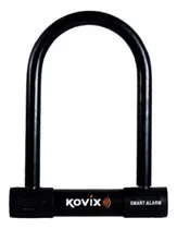 Candado U Kovix Acero 16mm Con Alarma 120db Para Moto Ulock Color Negro