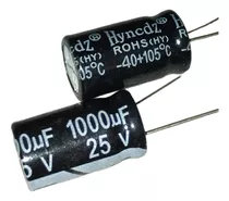 1000uf 25v Filtro Electrolítico Condensador (12 Unidades)