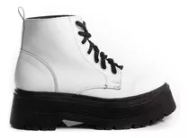 Botas Borcegos Botitas Zapatos Mujer Livianos Alpino Negro