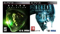  Aliens Colonial Marines + Alien Isolation ~ Ps3 Español 