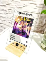 Placa Spotify | Regalo Premium | Placa + Base + Caja Regalo