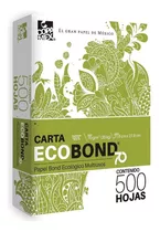 Papel Ecobond 70 Blanco Carta - 500 Hojas