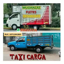Taxi Carga Mudanzas, Fletes, Eliminación Desmonte, Económico