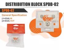 Sp Audio Block De Distribucion In 1-2 Out  2-4 Car Audio 