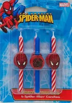 Velas Del Hombre Araña 11745 De Decopac, Caja De 6