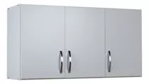 Alacena 3 Puertas 120 Cm Blanca Mueble Organizador Cocina 