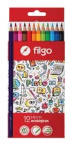 Lapiz Lapices Filgo Color Caja X 12 Colores Largos