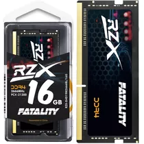 Memória Ram Notebook Rzx Gamer Fatality 16gb Ddr4 2666mhz Cl19 1.2v Sodimm