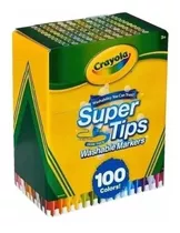 Crayola  Set X 100 Marcadores Colores Únicos   San Valentín