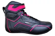 Bota Moto Ruta Facus B05 N/f Dama