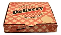 Caja Pizza Delivery, 20 Unidades, 25 X 25 X 4,5 Cm