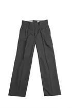 Pantalon Sarga Vestir Tropical Colegial Gris Niño T2 Al 16