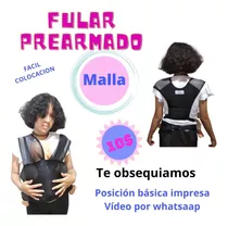 Fular, Porta Bebe, Canguro,  Marsupial, Talla S-m-l Morado