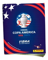 Kit Álbum Copa América Usa 2024 Panini Tapa Blanda + 50 Packs De Láminas En Caja