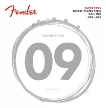 Cuerdas Encordado Guitarra Fender 250 L Nps 9-42 Pack X3