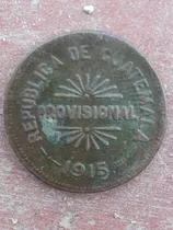 Modena De 25 Centavos De  Guatemala 1915 