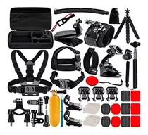 Kit Maleta Gopro + 50 Accesorios Cámara Deportes E Gratis   