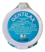 Gentilax Dr Montfort 50 Tabletas Laxante Y Estreñimiento