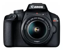 Camara Canon T100 Kit  Lente 18-55 Iii Dslr 18mpx, Full Hd
