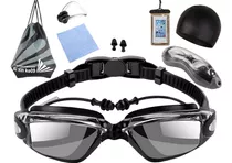Gafas De Natación Goggles Sin Fugas Protección Uv,kit 8 En 1
