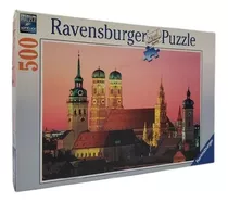 Puzzle 500 Peças, Ravensburger, Skyline Munich, Importado