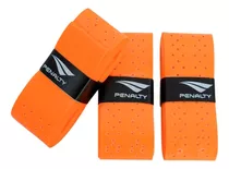 Overgrip Grip Raquete Beach Tênis Penalty Tennis Kit 3 Und Cor Laranja