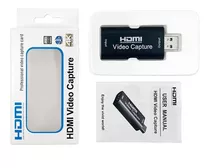 Tarjeta Capturadora Video Hdmi Usb 1080p